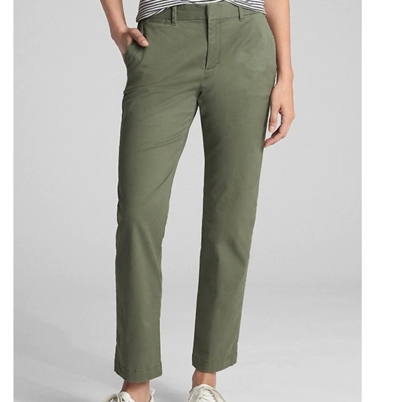 NWT Gap Slim City Twill Pants 6 Black v769 - Picture 3 of 3